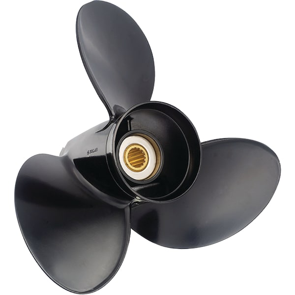 Amita 3 3-Blade Propeller For Johnson/Evinrude, 17in Pitch, 13.25in Dia.